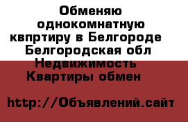 Обменяю однокомнатную квпртиру в Белгороде - Белгородская обл. Недвижимость » Квартиры обмен   